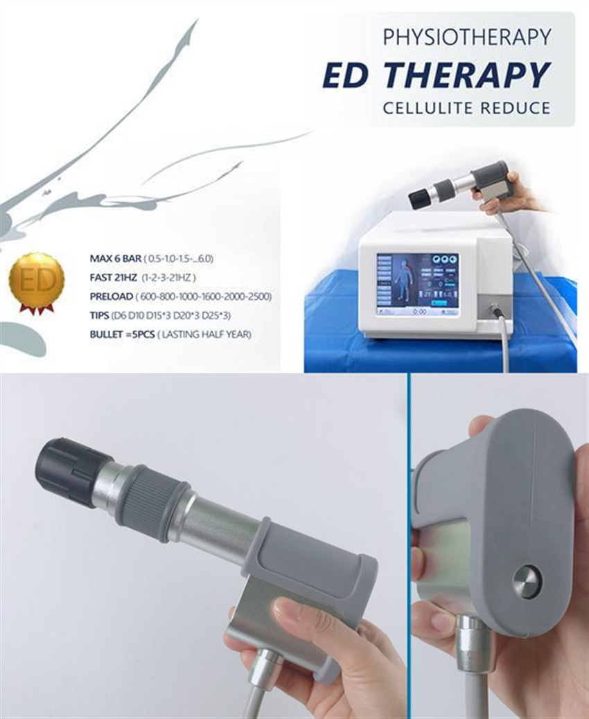 Home Use ED shock wave therapy machine for Erectile dysfunction Physical Pneumatic shock wave therapy machine for body pain relief