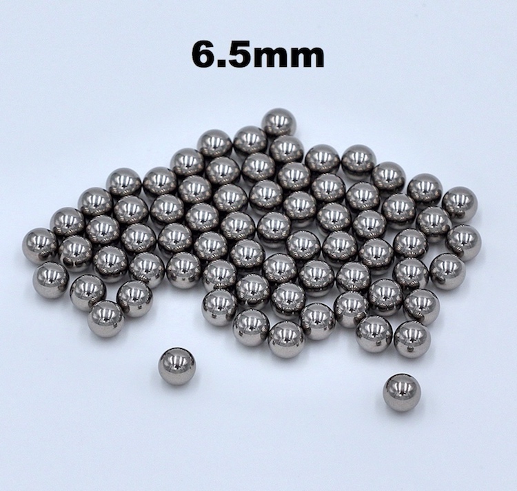 

6.5mm AISI304 Stainless Steel Bearing Balls G100 For Bearings, Pumps, Valves, Sprayers, For Foodstuff, Aerospace and Military Industry