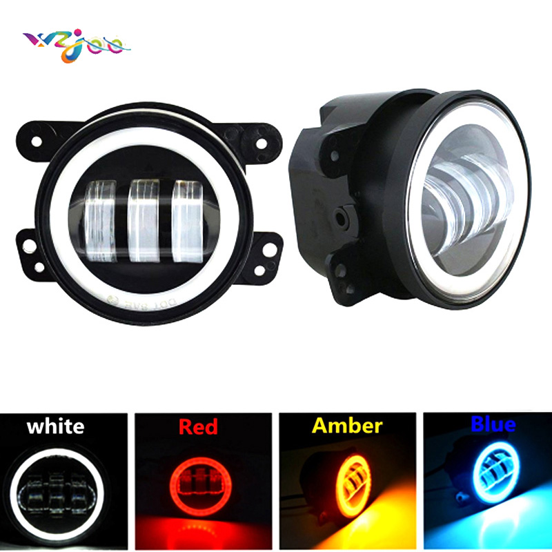 

2PCS/Pair 4 Inch 30W LED Fog Light For Jeep Wrangler JK 07~14 High Power LED Fog Lamp Auto DRL Lighting Led Headlamp