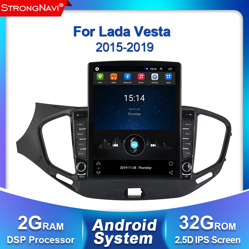 

2 din 2.5D+IPS 2+32G For LADA Vesta 2015 2016 2017 2018 2019 Car Radio Multimedia Video Player Navigation GPS Android No dvd car dvd