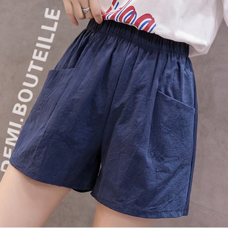 

Shorts For Women Clothing Short High Waist Wide Leg Summer Black Sweatpants Harajuku 2020 Vintage Fashion Casual Korean Baggy