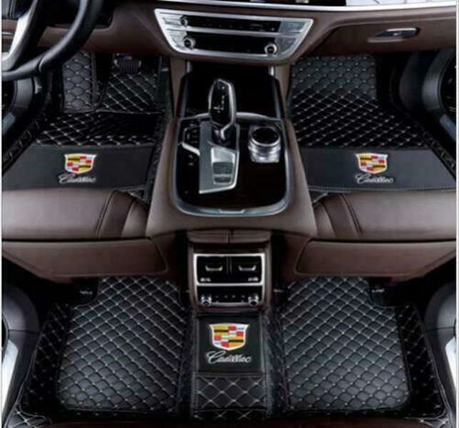 Ucaskin Car Floor Mats Custom Fit for Nissan Navaral 2018 2019 Odorless Washable Rubber Foot Carpet Heavy Duty Anti-Slip All Weather Protection Car Floor Liner-Red