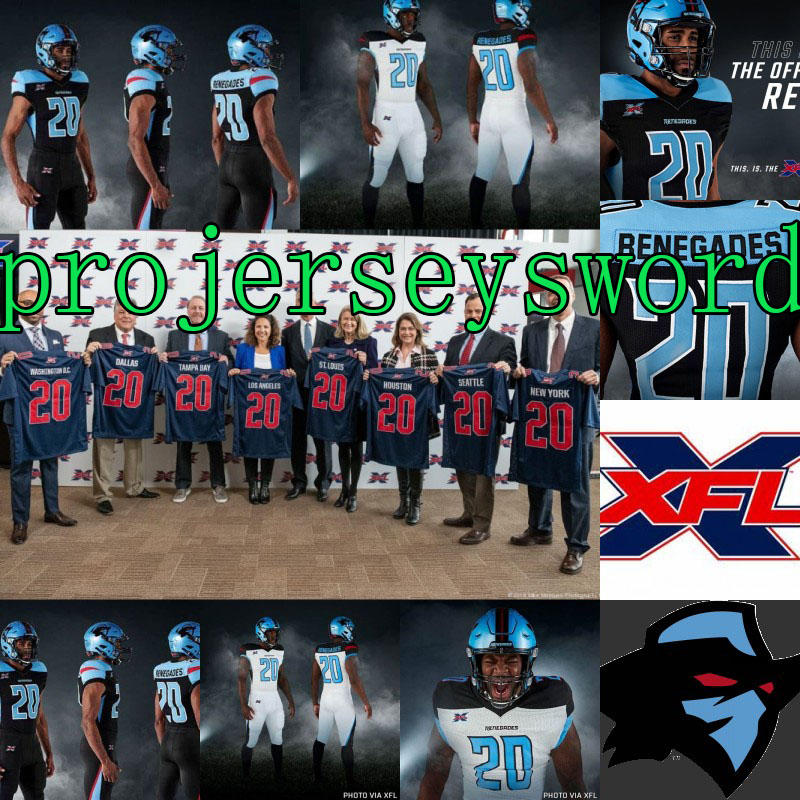

Renegades Jersey Landry Jones Philip Nelson Marquis Young Austin Walter Darnell Holland Dimitri Flowers Artis-Payne Football Jerseys, Mens white s-5xl