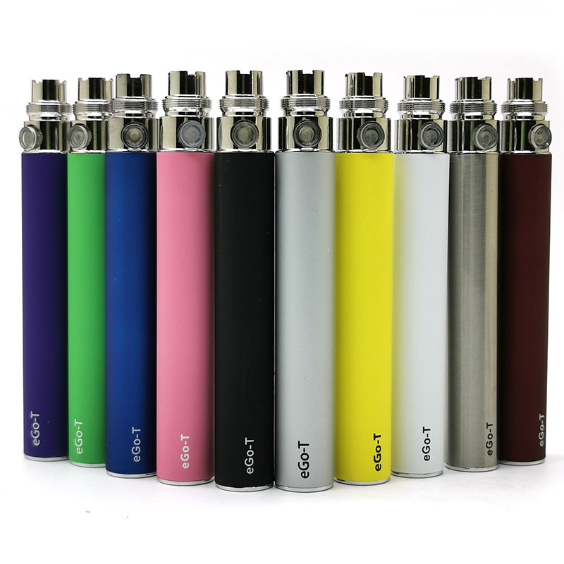 

eGo T Battery 650mAh 900mAh 1100mAh Vape Pen Battery E Cigarette Batteries 510 Threading 10 Colors 5pcs/Pack For eJuice Atomizer Vaporizer
