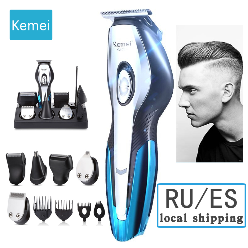 

Kemei hair trimmer KM5031electric hair cutting machine professional clipper shaving beard rechargeable tools trimer cliper 5