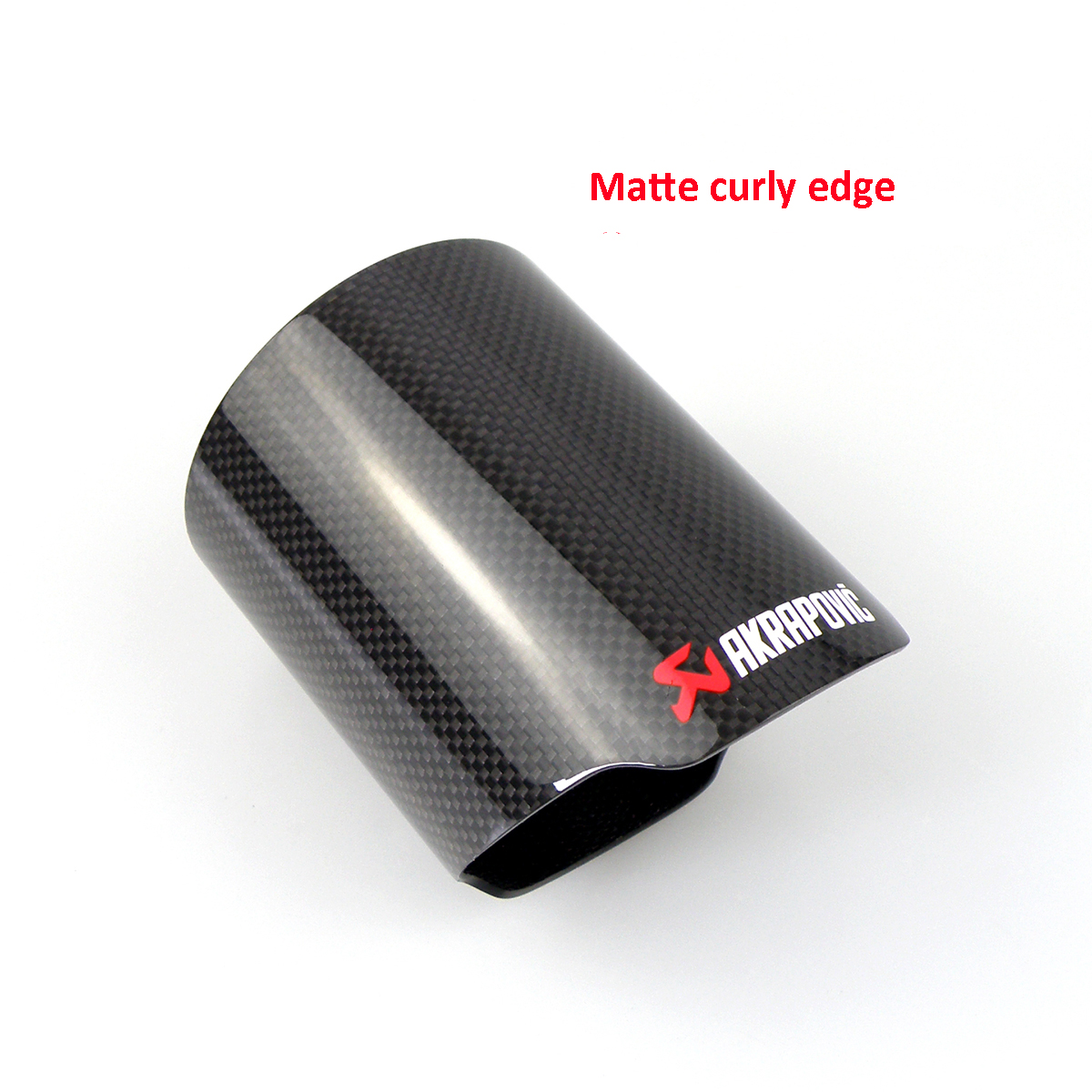 1PCS Akrapovic Type Car Universal Exhaust Pipe Carbon Fiber Cover Exhaust Muffler Pipe Tip Carbon Fiber Case Exhaust Tip housing-image-470749832