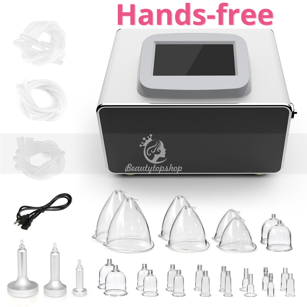 

3 Size Breast Care Enhancement Vacuum Pump Vibration Massager Skin Care Body Slimming Beauty Equipment with manual and video