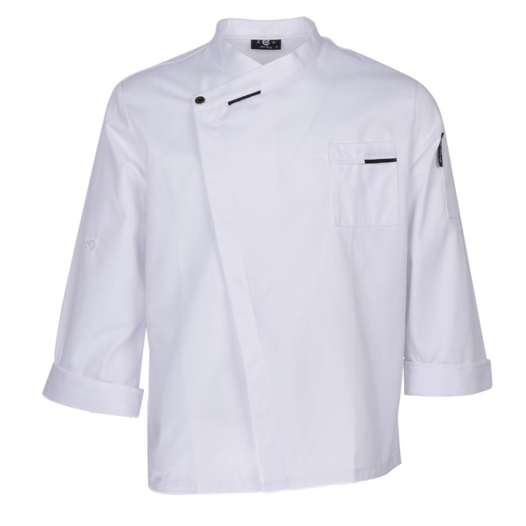 

Unisex Chef Jackets Coat Long Sleeves Shirt Kitchen Uniforms