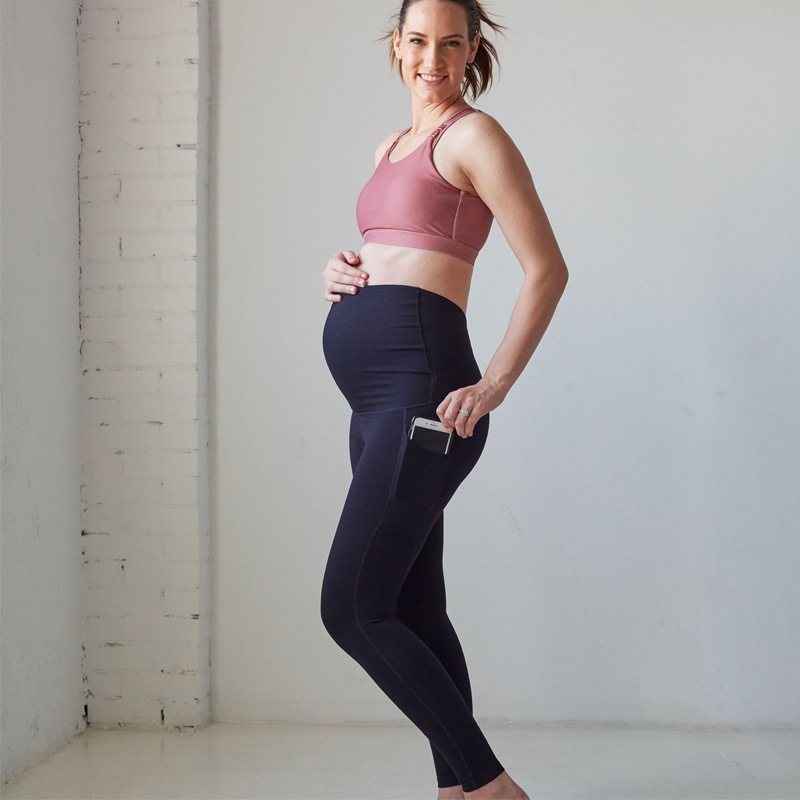

2020 Maternity Elastic Stretch Sports Yoga Pants Women's Pregnant Pants Trousers With Pocket Belly Leggings For Pregnancy Skinny, Black