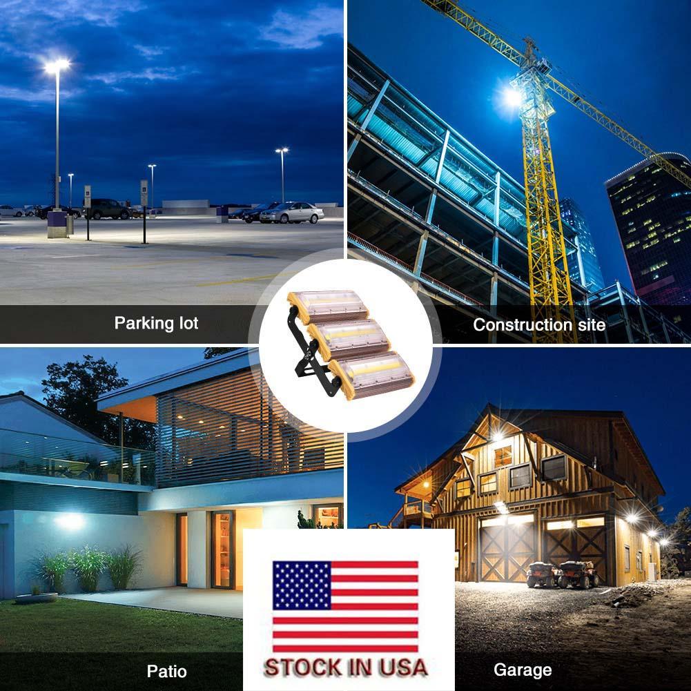 

US Stock Led Floodlight New Arrived CE RoHS 15000lm 110V 150W led Outdoor LED Flood light lamp waterproof Tunnel lights street lighting