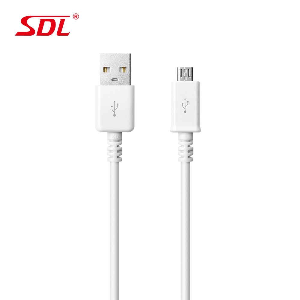 

SDL 2PCS Micro USB Data Charging Cable, White