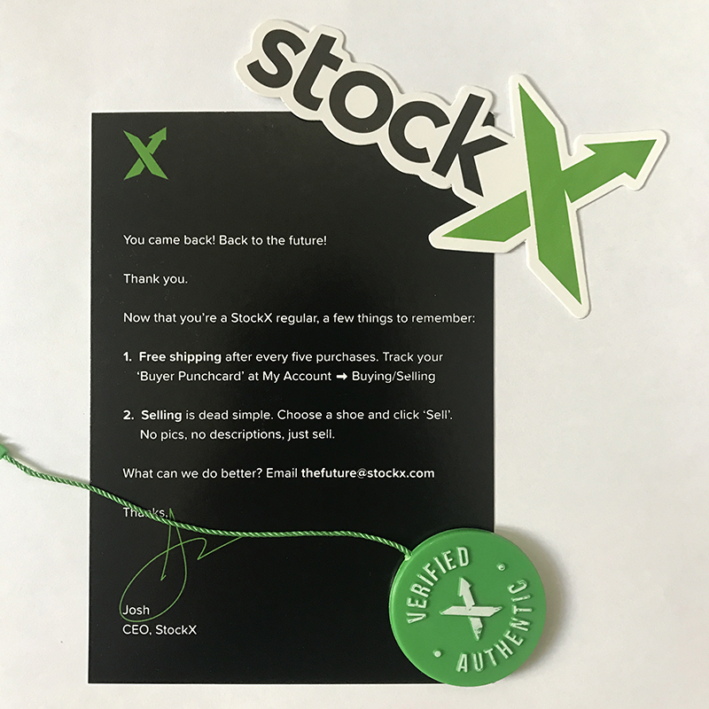 

2018 In Stock X Green Circular Tag Rcode Stickers Flyer Plastic Shoe Buckle StockX Verified X Authentic Green Tag Wholesale Retail