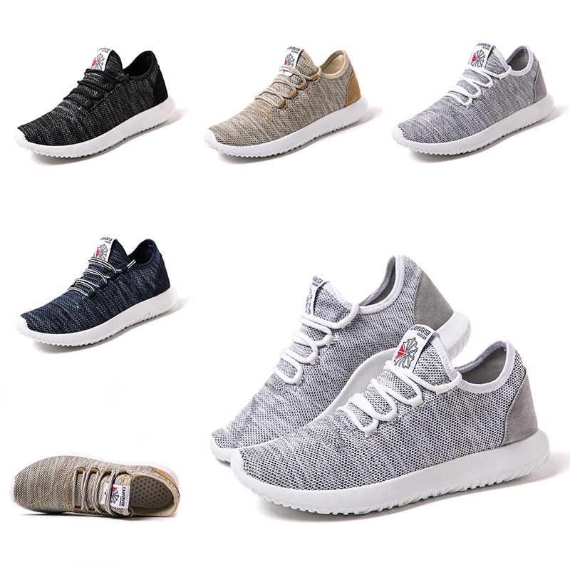 

Platform Fashion Flat shoes Comfortable women men running shoes Outdoor wallking Grey dark blue brown Homemade brand Made in China 39-44