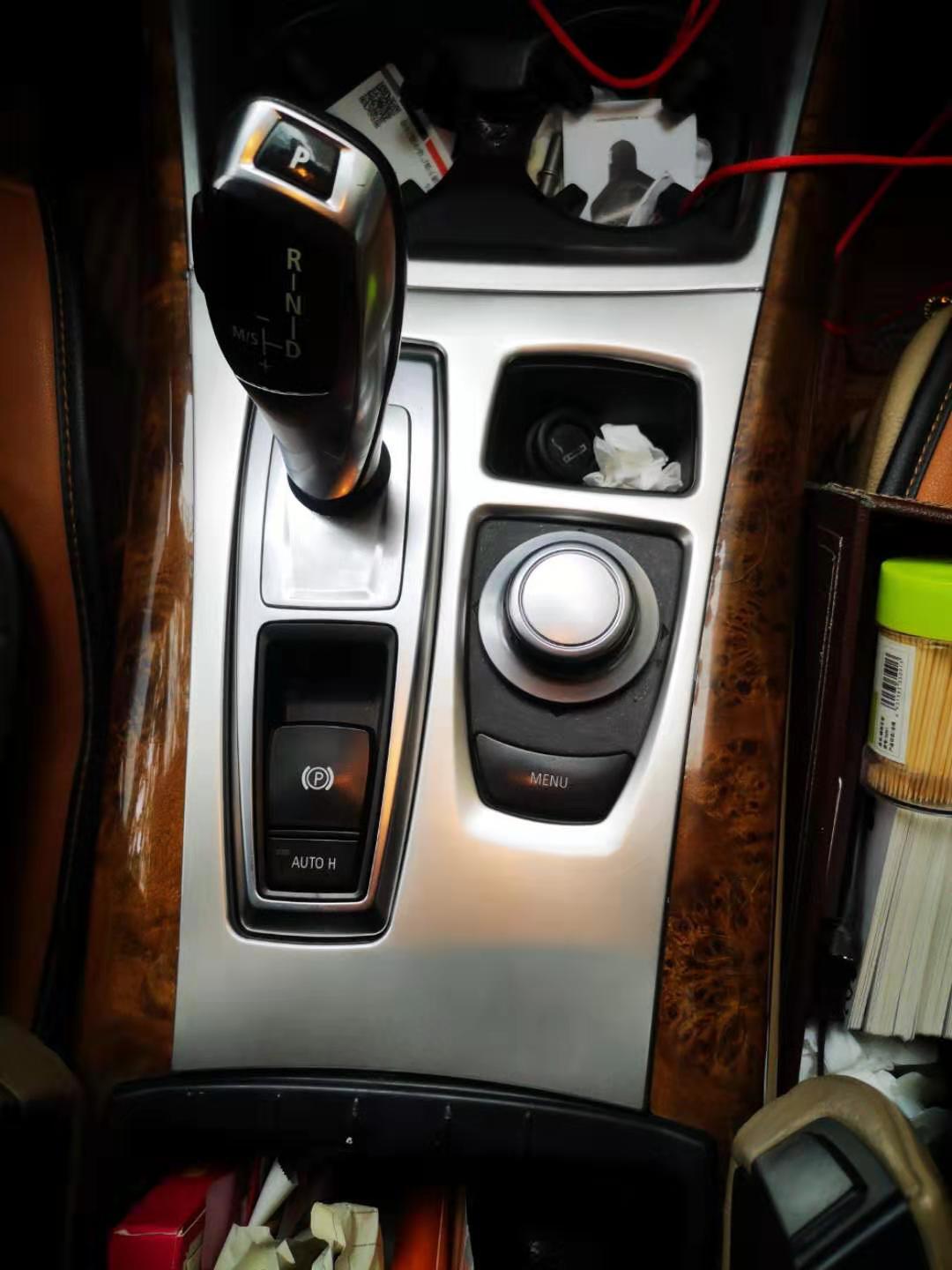 Steel Interior Door Handle Window Switches Trim 4PCS For BMW X5 E70 2008-2013