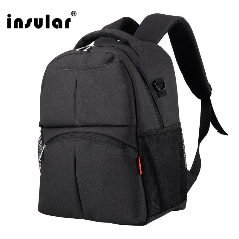 

Backpack Bags Mommy Bag Stroller Bag Baby Diaper Bags Nappy Mother Maternity Mommy Wet Infant for Baby Care, Mica black
