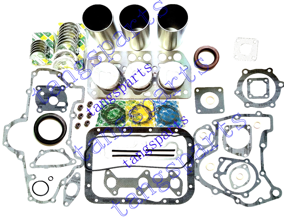 Kit de reconstruction de moteur K3E avec piston à injection indirecte, pour pelle à tracteur diesel Mitsubishi, etc. Kit de pièces de moteur