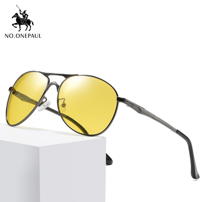 

NO.ONEPAUL Classic men's UV400 protection sunglasses design polarized sunglasses for men outdoor driving glasses men