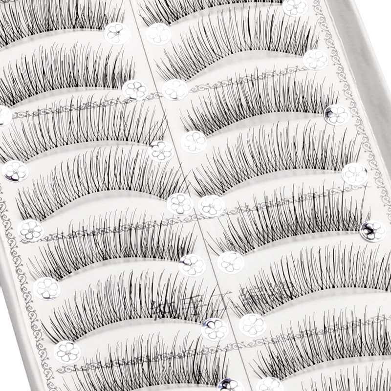 

LANJINGLIN 10 Pairs False Eyelashes Full Strip Lashes Handmade Natural Long Fake Eye Lashes Makeup Eyelash Extension #L08