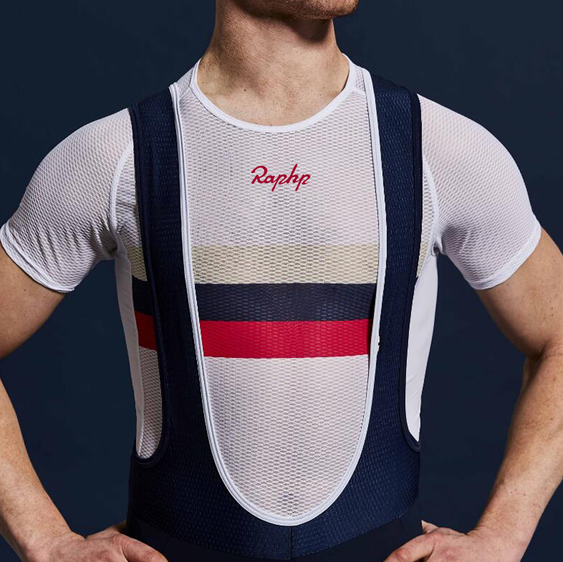 

RCC Raphp Black white/Pink Base Layer Loog sleeve Cycling Underwear Quick dry Road mtb shirt man Mesh Breathable under shirt, Picture color