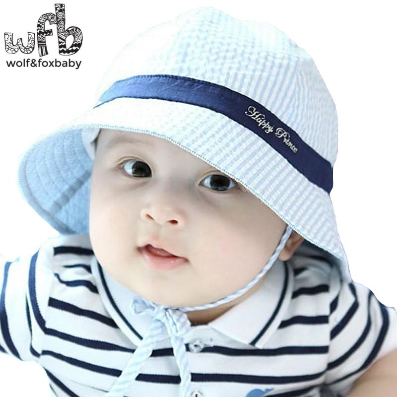 Retail 6-48 Months Sunbonnet Sun Hats Classic 50Cm Caps Touca Baby Children Infant Bebes Kids Spring Summer Fall iNBuY