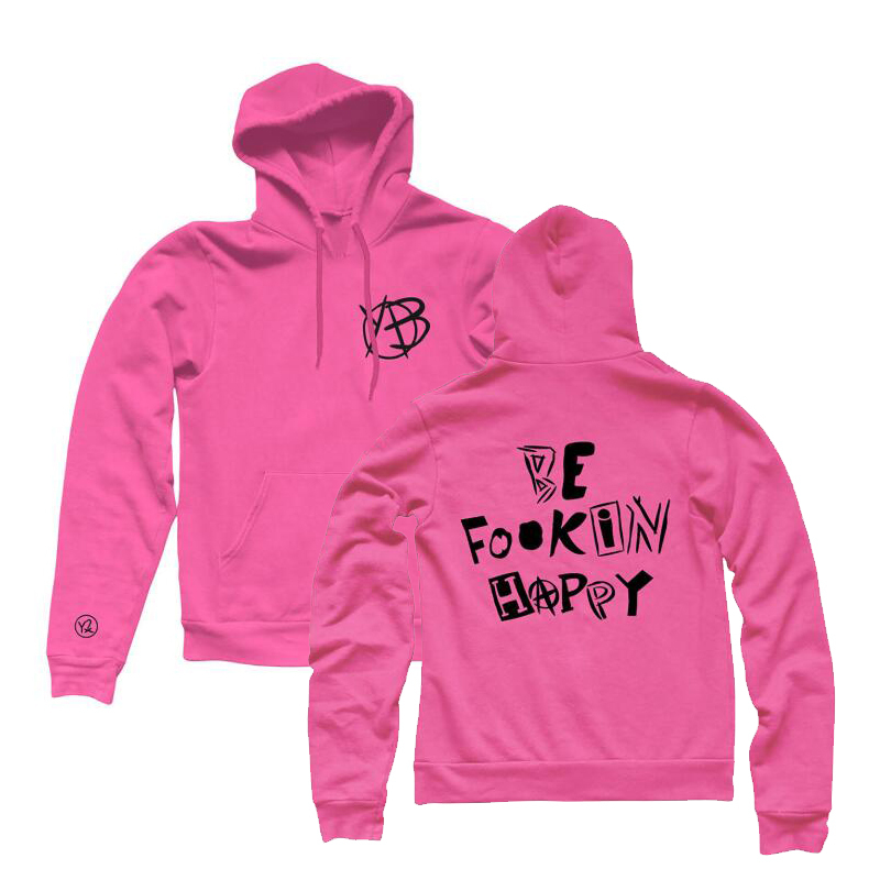 

Yungblud Hoodies Men Women Hip Hop Be Fookin Happy Yungblud Merch Pink Hoodie Spring Autumn Pullover Unisex Hooded Sudadera Y200706, Gray