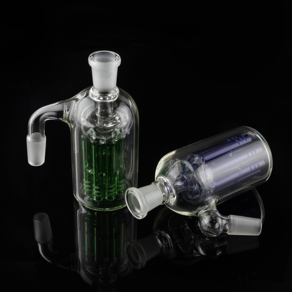 

Classical Ash catcher arm perc Thick Pyrex Bubbler Ashcatcher Hookahs 45 90 Degree for 14mm female bong dab rig