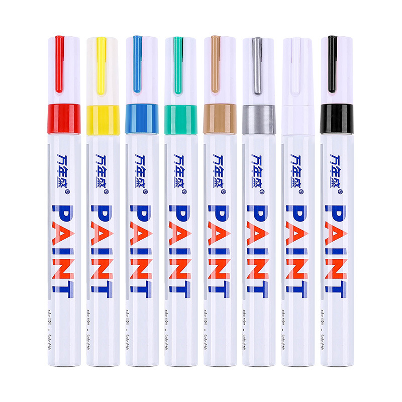 

Paint Pen Marker Colours for Car Tyre Tire Metal Permanent Metal Rubber Glass Graffiti Oily Marker Stationery