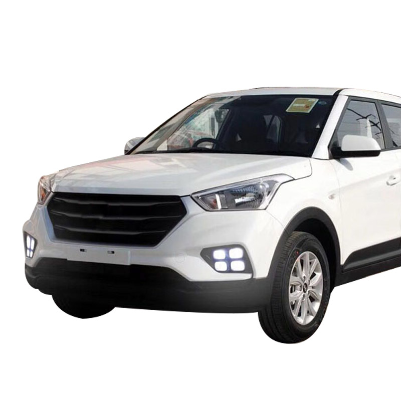 2PCS DRL LED Daylight For Hyundai Creta IX25 2017 2018 Daytime Running Lights With Yellow Turn Signal Light Car Accessories-image-489849203