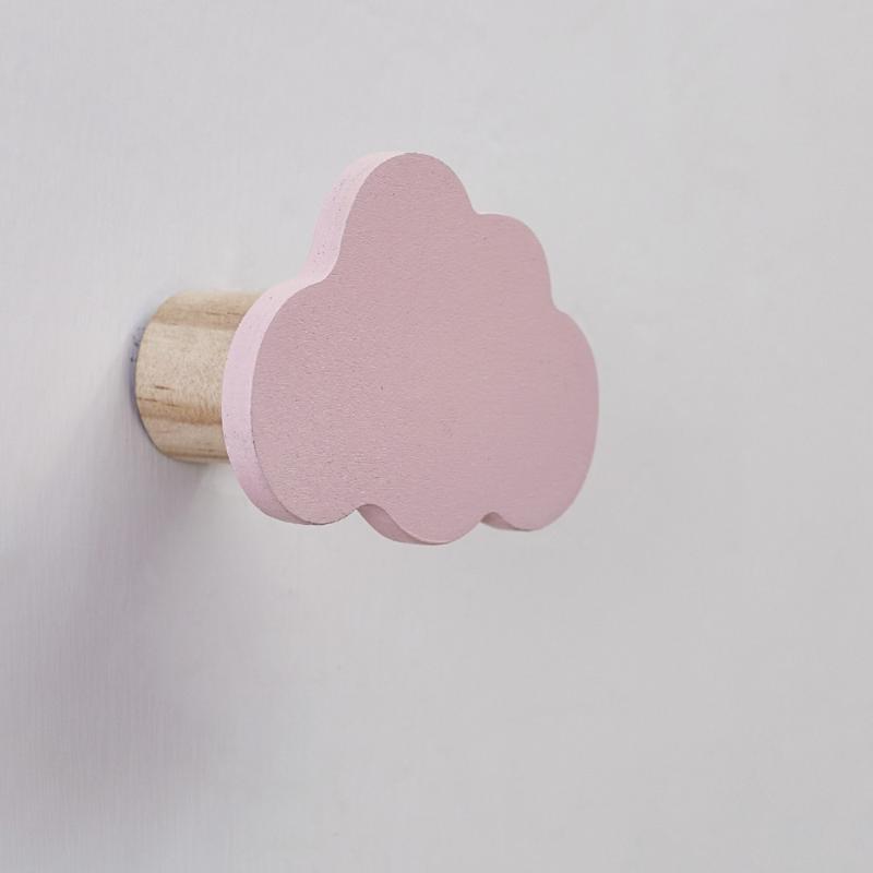 

1PC Popular /Cloud Wall-mounted Hooks DIY Wooden Hanger Wall Decoration Kids Room Supplies Door Hook Bathroom Accessories