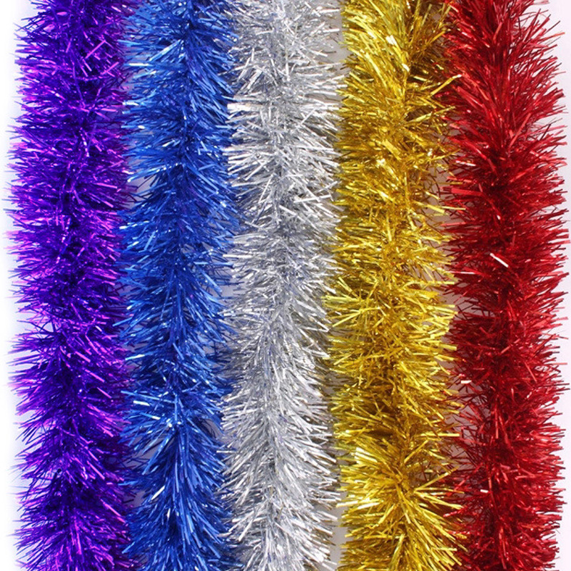 

Christmas Tinsel Garland Christmas Tree Decorations Classic Shiny Sparkly Party Soft Tinsel Christmas Tree Ceiling Hanging Decorations