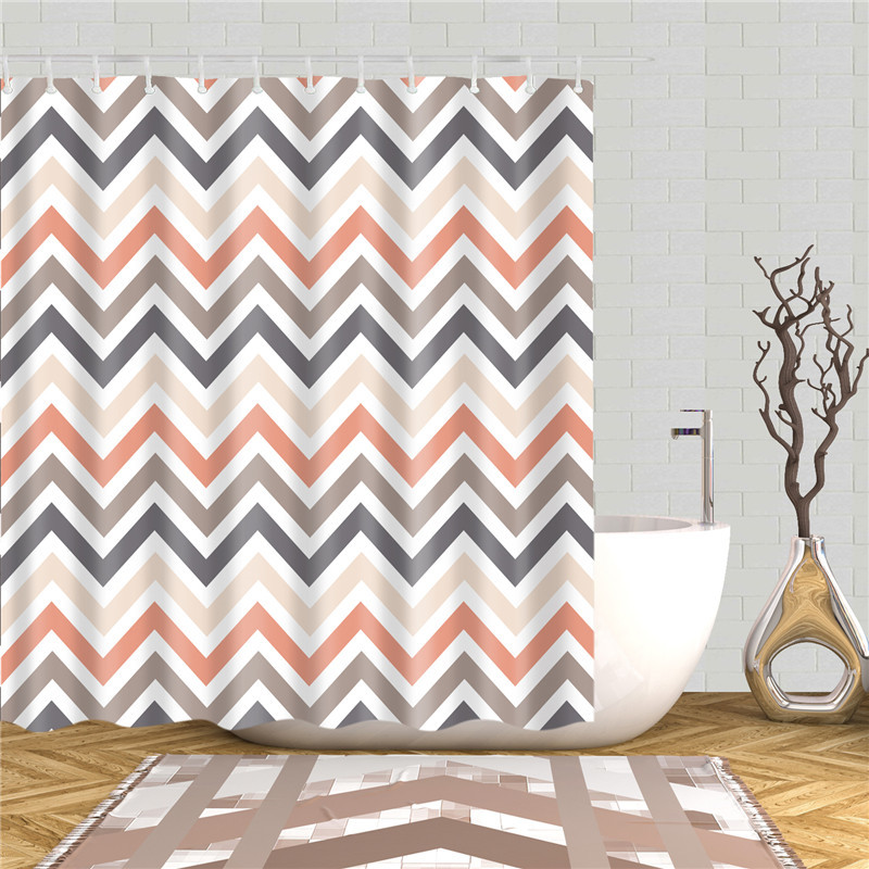 2020 Striped Style Fashion Bathroom Accessories Home Decor Bath Curtain Fabric Washable Shower Curtains Bath Screens With Hooks From Designerwallet1 15 54 Dhgate Com