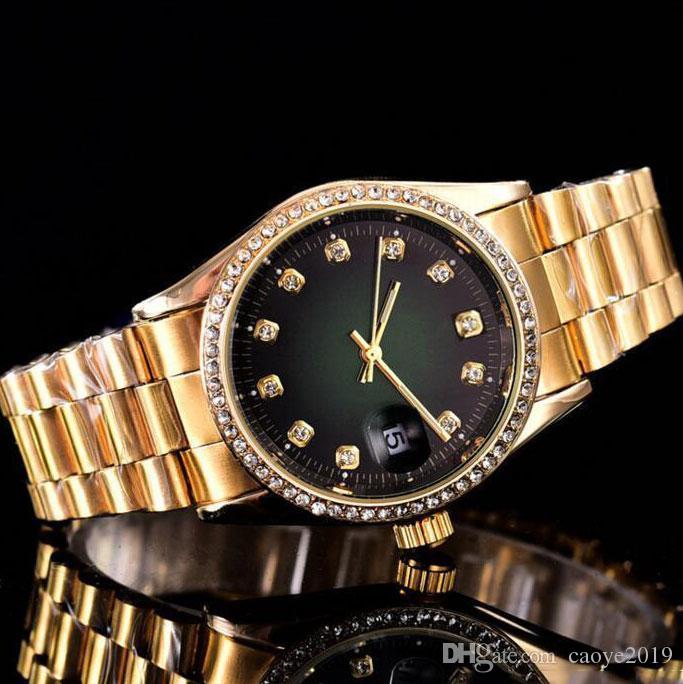 

38mm Luxury Watch men and Woman diamond Watches precision positioning full-featured quartz Watch Stainless steel dial Holiday, N2