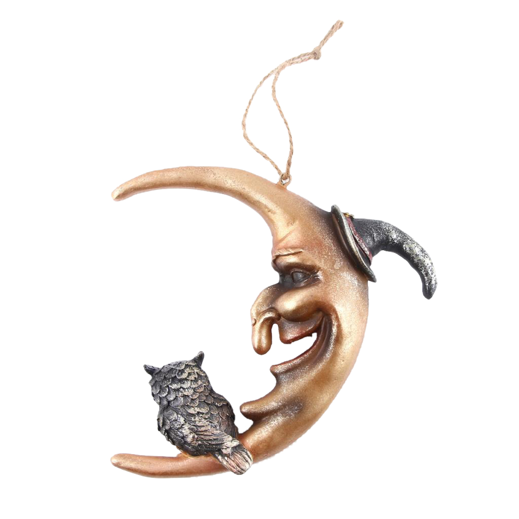 

hanging resin terror moon skull halloween hanging decorations