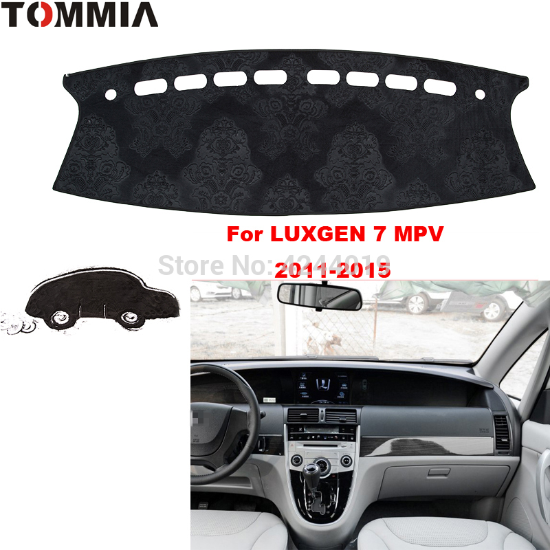 

TOMMIA Auto Car Dashboard Pad Cover Dash Mat DashMat Anti-Sun Pad Fit For LUXGEN 7 MPV 2011-2020 Car Sticker