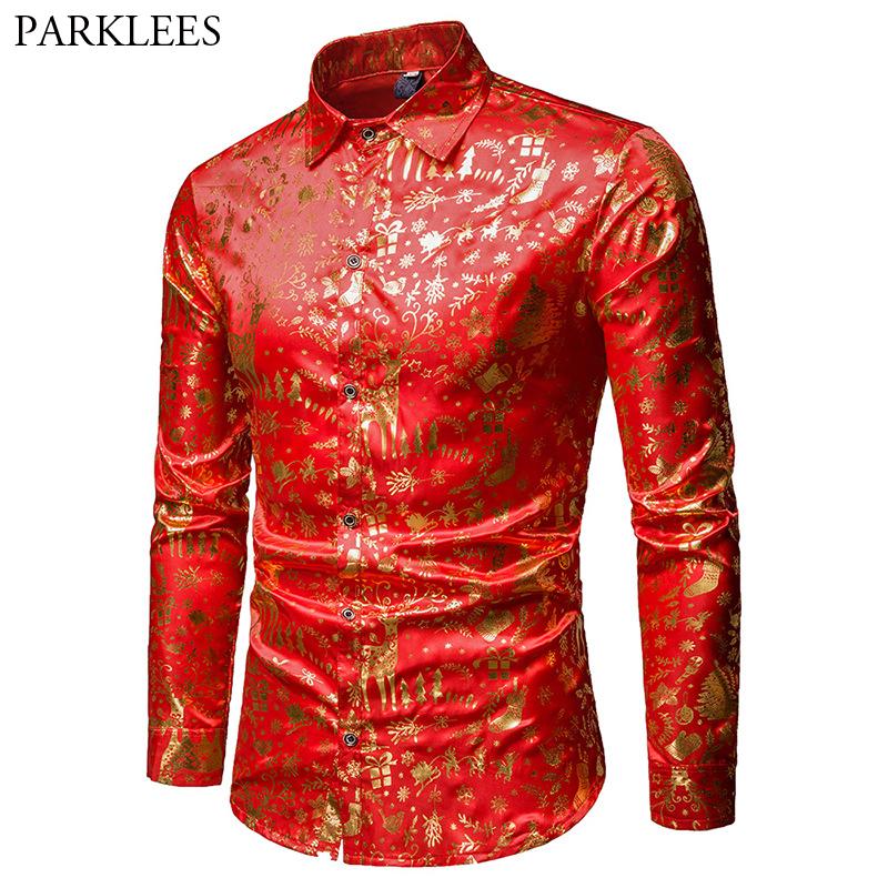 hombres con camisa roja