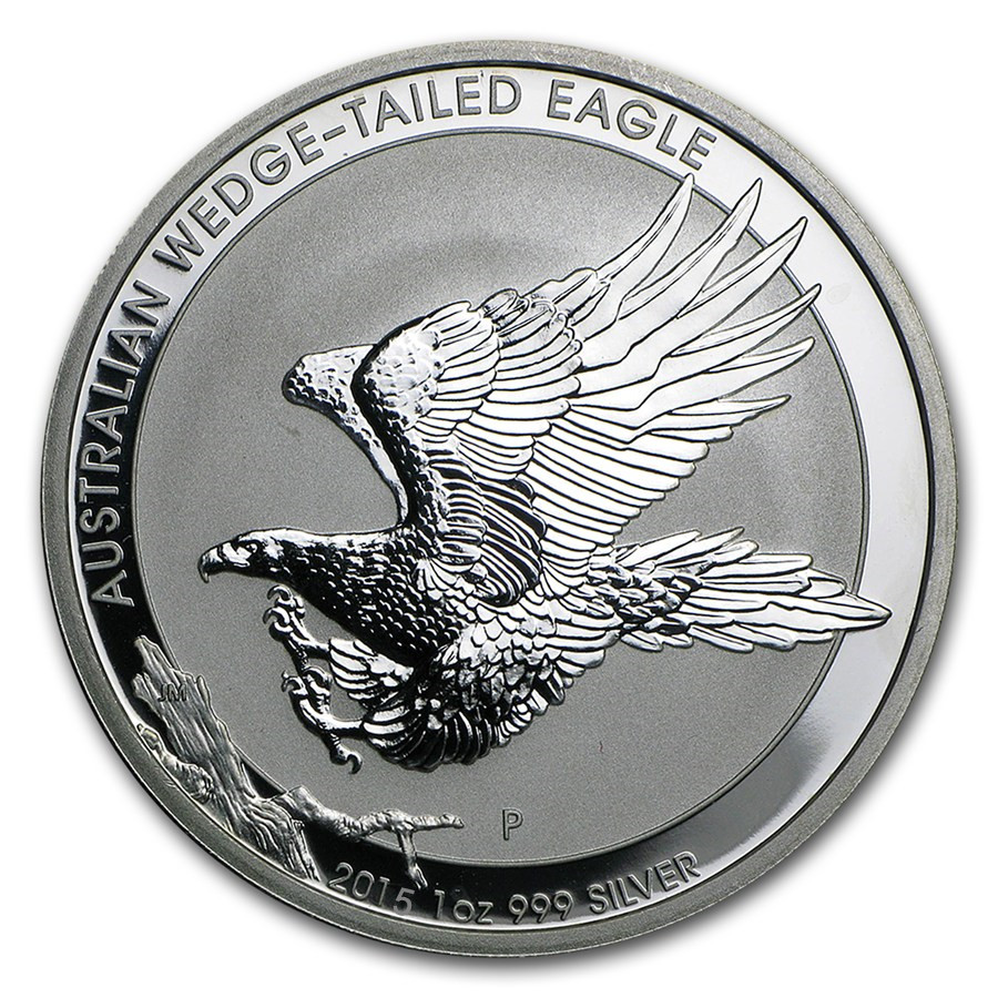 

Australia Wedge Other Arts and Crafts Tailed Silver Eagle High Relief 1oz coin