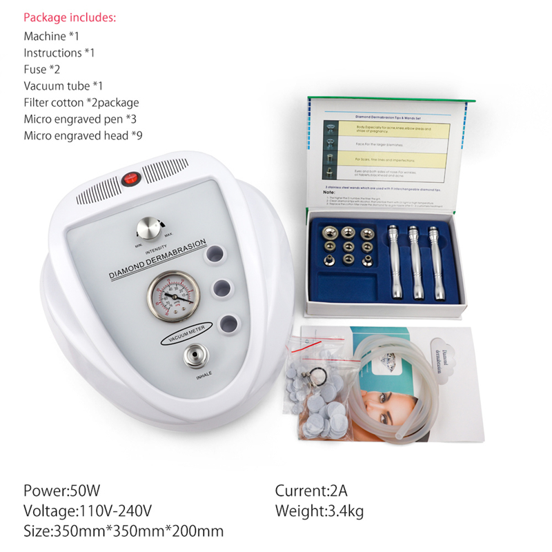 

New Microdermabrasion Diamond Dermabrasion Peeling Machine Facial Peel Blackhead Removal Portable Skin Care Beauty Instrument CE