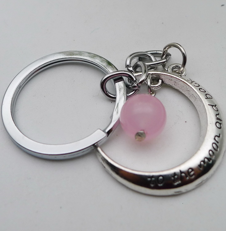 

Alloy Tuba Moon Crystal Key Pendant Buckle Ancient Silver Ornaments Parts