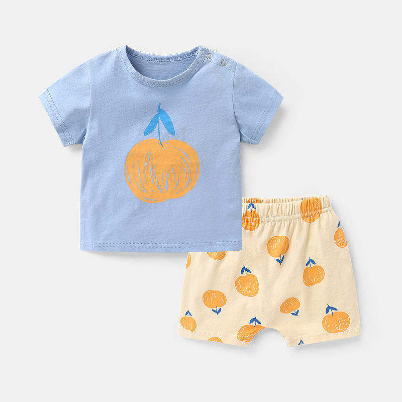 C-N-C-O Baby Boys Girls Jumpsuit Short Sleeve Bodysuit Romper Cotton T Shirt for 0-24 Months Baby