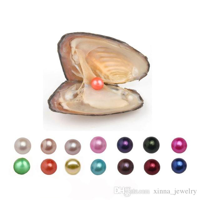 

Wholesale 2020 New DIY Natural Freshwater Akoya Pearl Oyster With Water Droplets Loose Pearls For DIY Jewelry Making Vacuum Packaging
