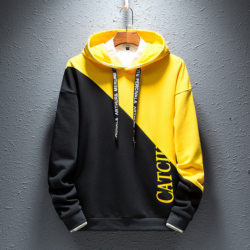 mens hoodies yellow