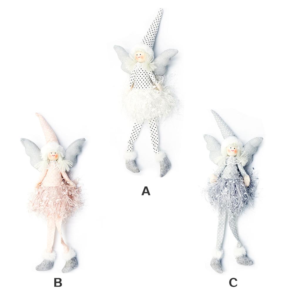 

1pcs Angel Long Legs Doll Christmas Decoration Pendant Christmas Angel Ornaments Beautiful Home Decoration