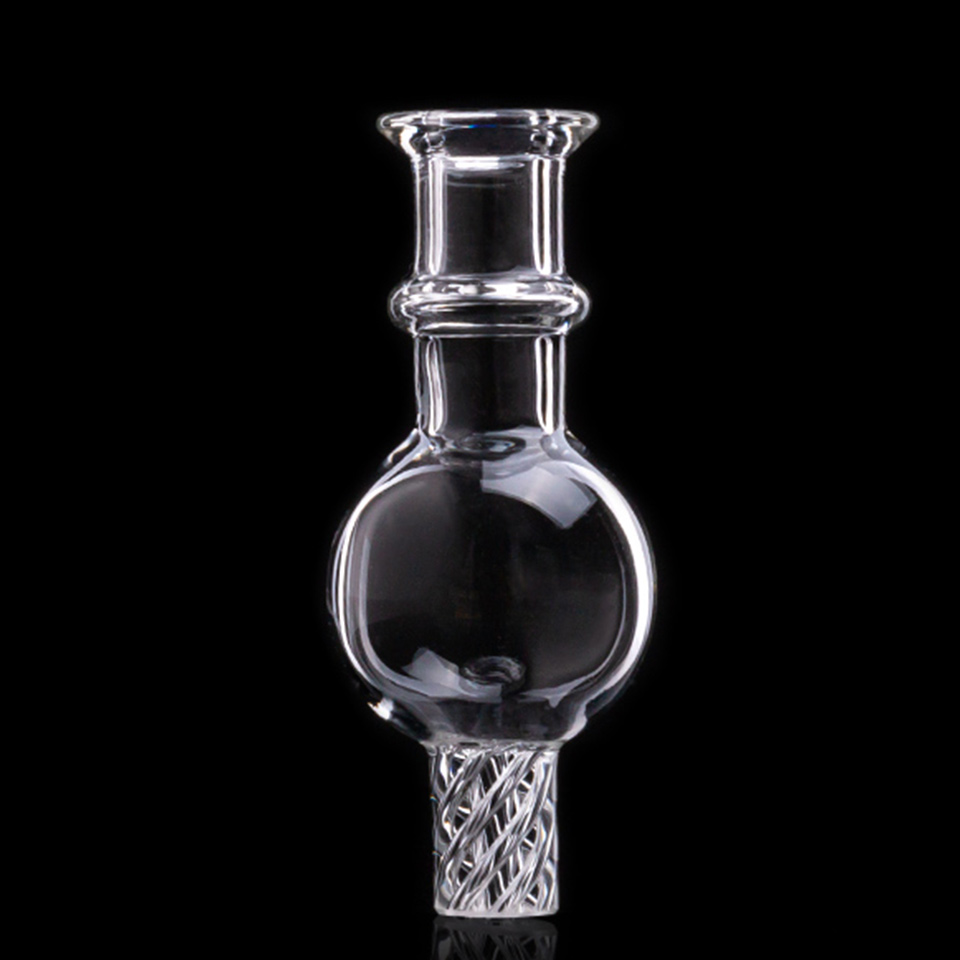 

Smoking Accessories Cyclone riptide Carb Cap Dome Long Bubble capwith spinning air hole For Terp Pearl Quartz Banger Nail Bubbler Enai Dab Rig