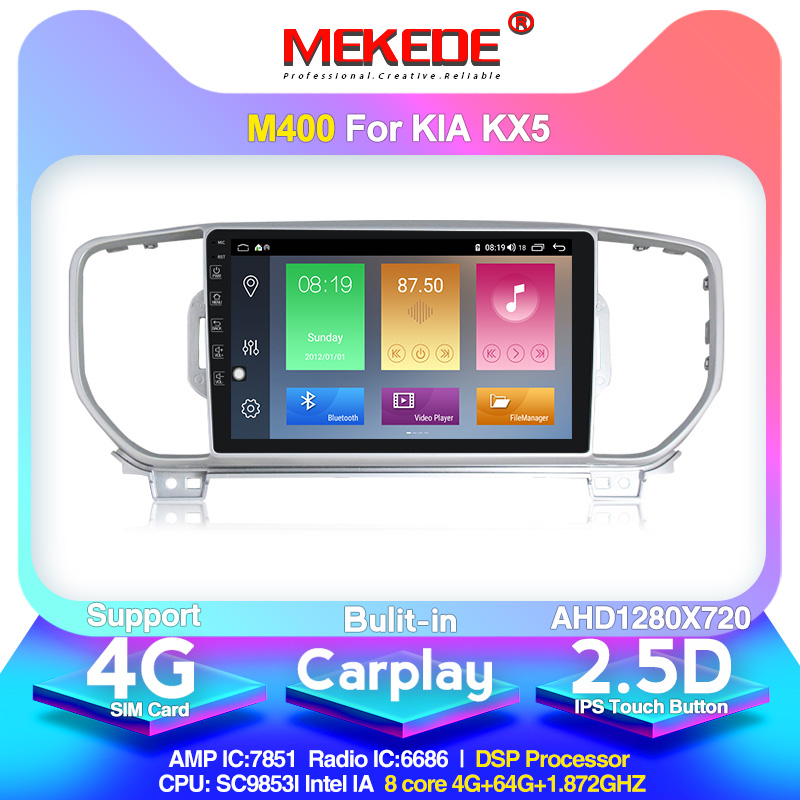 mekede 4G Android 10.0 For KIA KX5 Sportage 2016 2017 Car Radio 2Din Stereo GPS Navigation Multimedia Player Head Unit WIFI car dvd-image-522420493