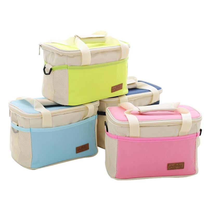 

Office Lunch Thermal Bag Foods Fresh Keeping Bag Out door Picnic Foods Insulation Water Leak Proof Insulation Ice, Blue
