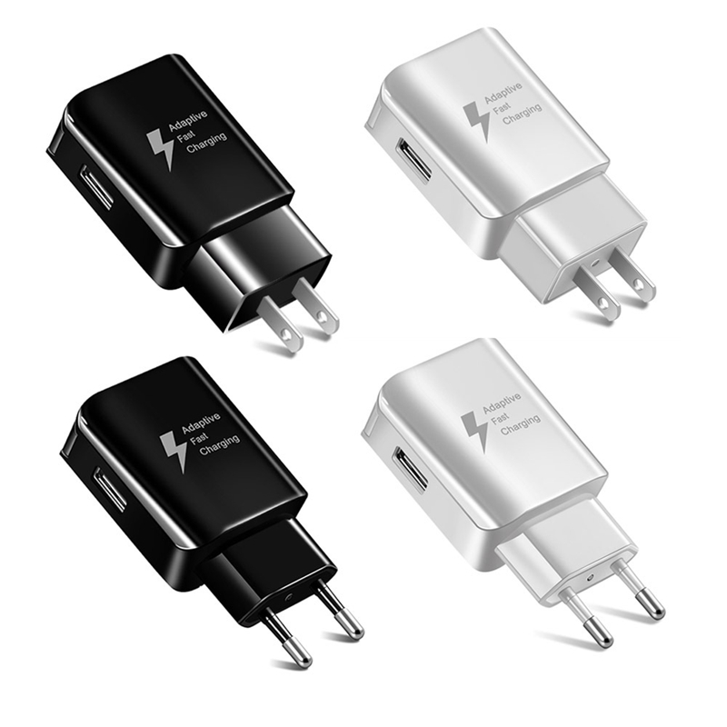 

High quality travel wall charger 5V 2A 9V 1.67A fast charging adaptive for Samsung S8 S9 S10 PLUS NOTE 8 9 10 cell phone quick charger