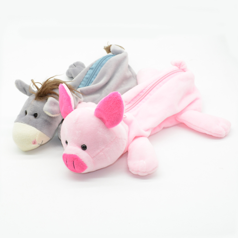 

Peluche Pencil Case Estojo Escolar Papelaria Kalem Kutusu Estuche Pig Etui Pencilcase Animal Lapices Bag Cartucheras Box