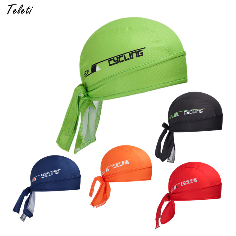 

Teleyi Cycling Cap Pirate Headband  Outdoor Sport Bicycle Cap Men Women Breathable MTB Bike Head Scarf bandana ciclismo, Green