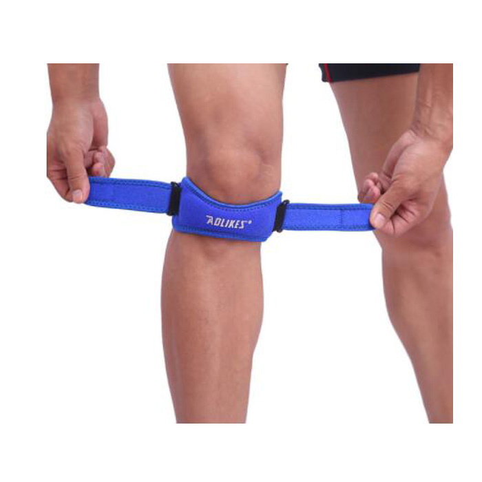 

New Adjustable Knee Pads Women Men Sport Outdoor Running Basketball Harm Prevent Red Blue Rose Black colors 1pcs