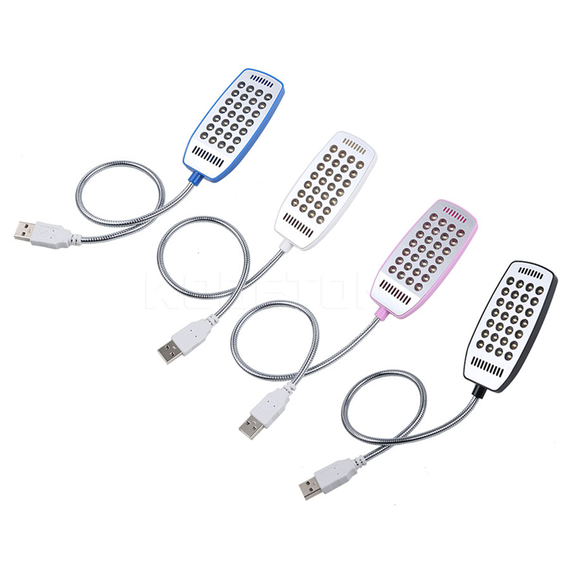 

Mini USB Night Lamp Reading Light 28LEDs Flexible Laptop Lighting Home Office Fashion Portable Desk Book Lamp